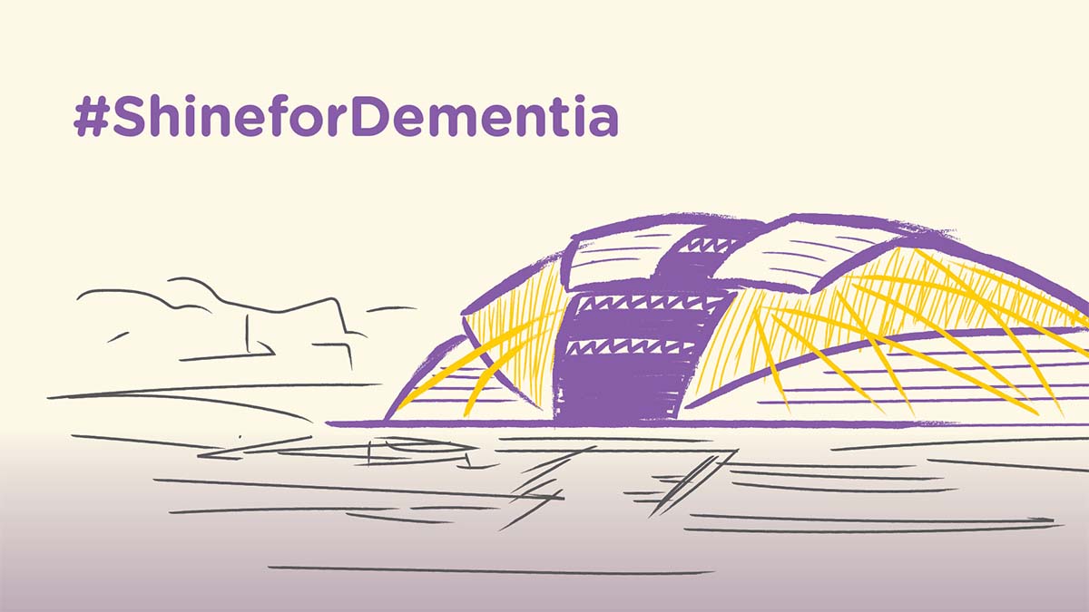 #ShineforDementia