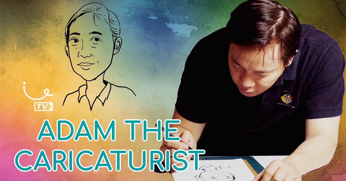 Drawing on His Talents- Adam Chua The Caricature artist