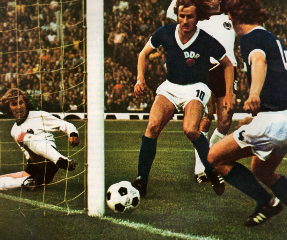 World Cup Upsets to Savour - East Germany tackles West Germany.