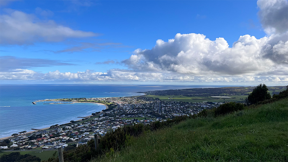 Great Ocean Road Views - Apollo Bay from Marriners Lookout