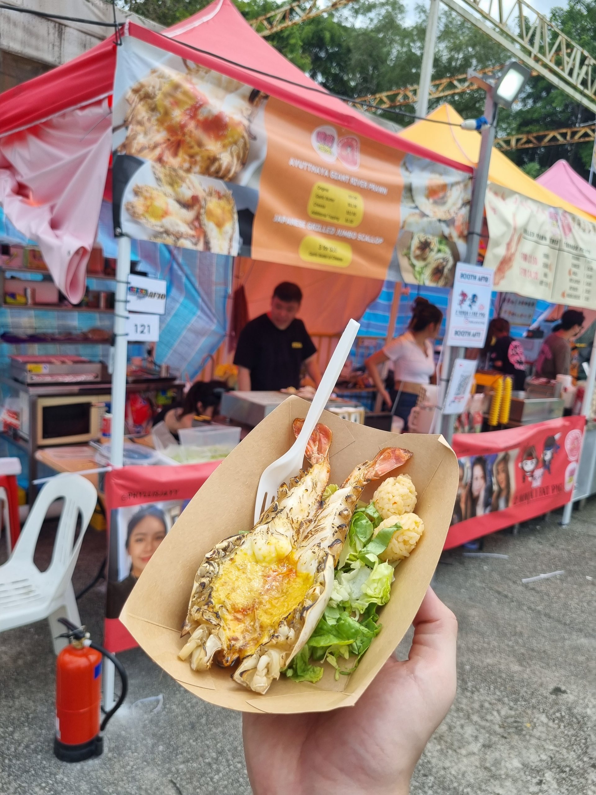 Chatuchak Street Food in Our Backyard - market prawn