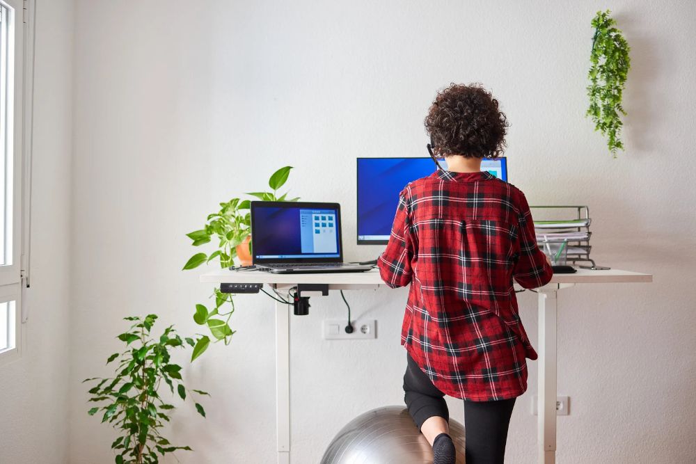 6 tips to Create Your Ideal Workspace At Home - Ergonomic tables