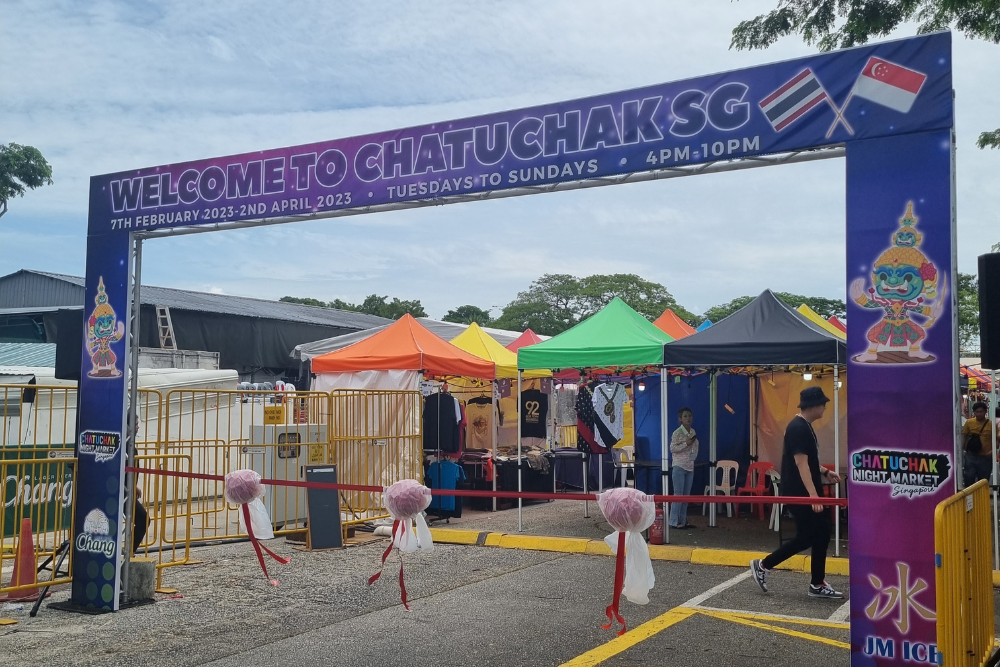 Chatuchak Street Food in Our Backyard - market entrance