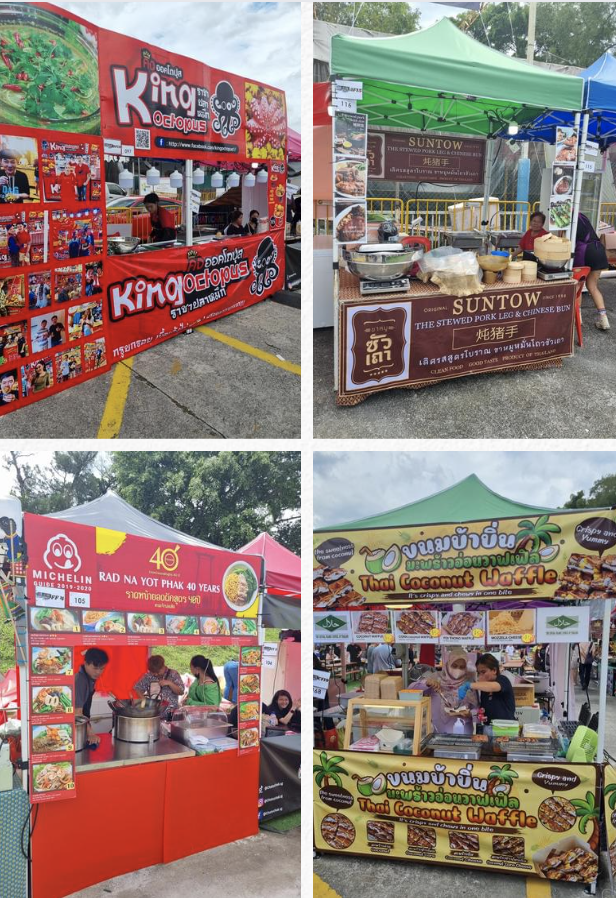 Chatuchak Street Food in Our Backyard - market stalls