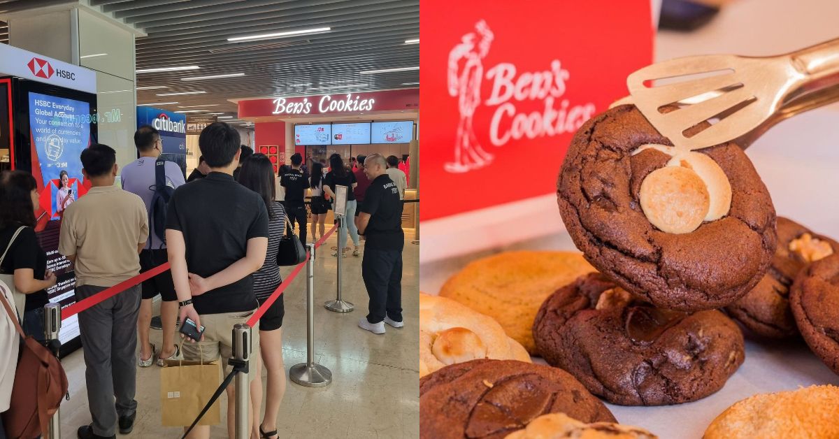 Long Queue Spotted At Ben’s Cookies’ Reopening In Wisma Atria