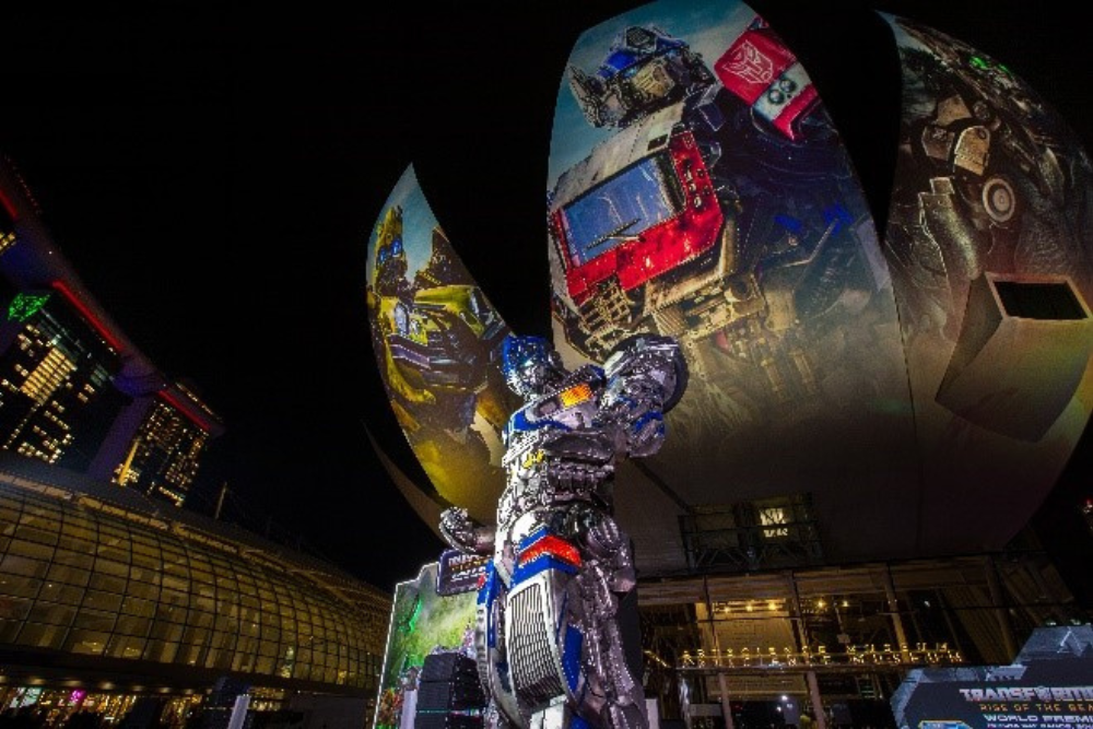Transformers Transform Marina Bay Sands at World Premiere - Mirage