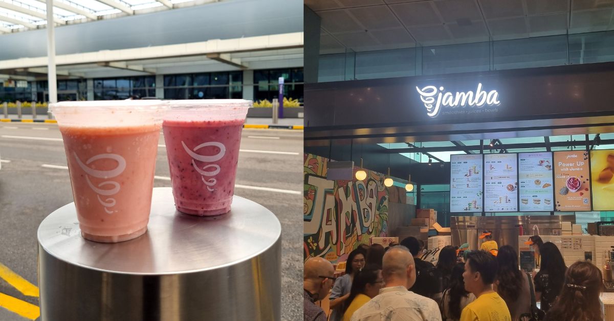 US Smoothie Chain Jamba Juice Opens 1st Local Outlet In Changi Airport T1