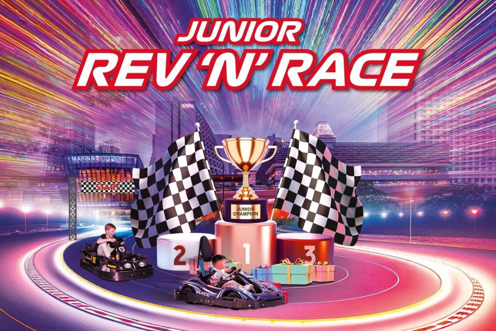 F1 Singapore Grand Prix 2023: Handy Guide To Silver-Friendly Parties, Feasts, Events And Thrills Around Town - VUE Singapore Grand Prix Party - Junior Rev 'n' Race, Marina Square