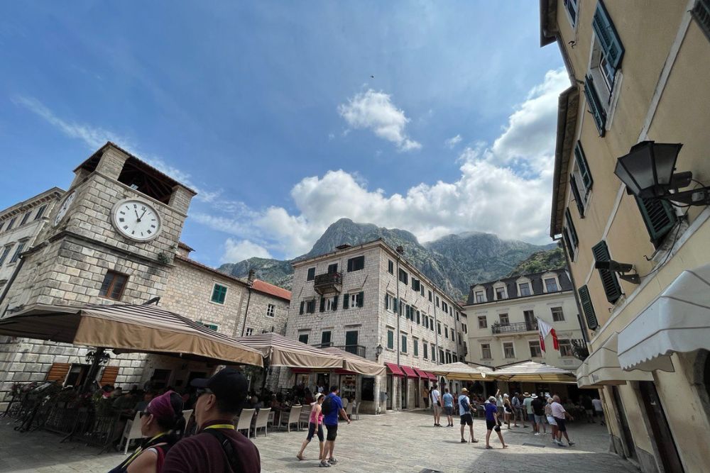 Tourist Gems of the Balkans - Kotor; Square of the Arms