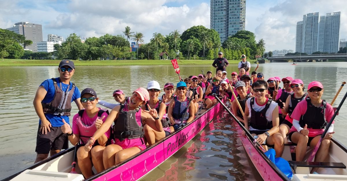 'Mothers, Survivors, Paddlers': The BCF Paddlers In The Pink Dragon Boating Team Row For Hope