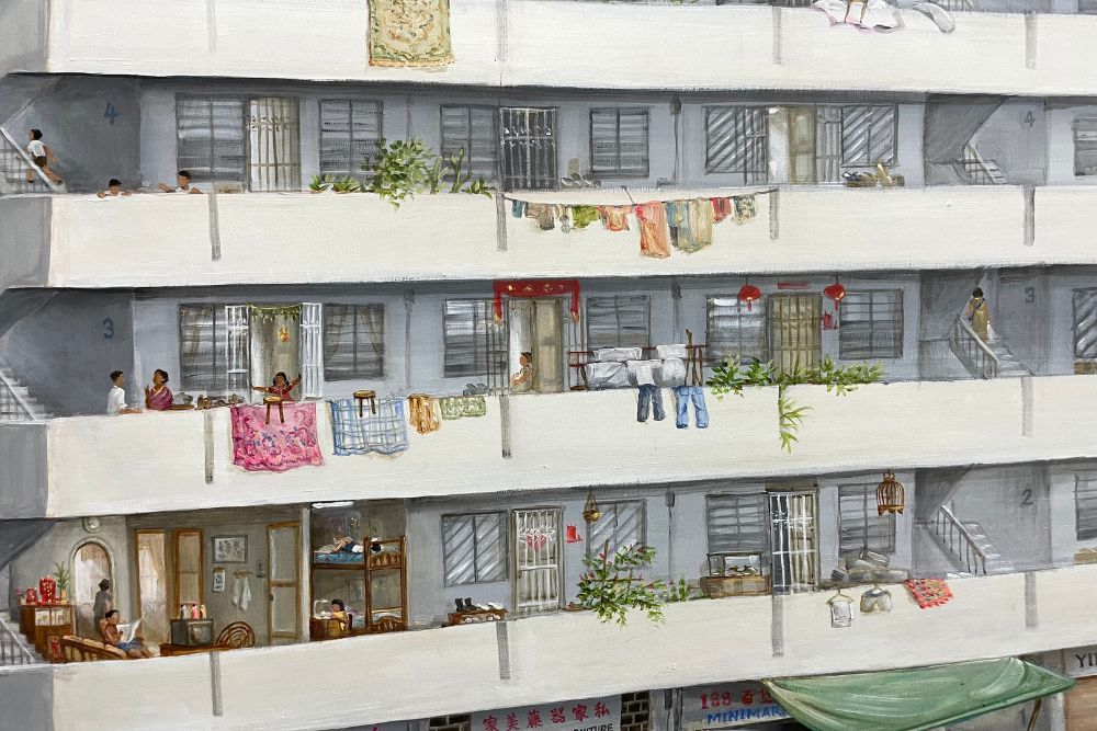 Mega-painting “I Paint My Singapore” Unveiled by Artist Yip Yew Chong After 18 Months Of Work - HDB