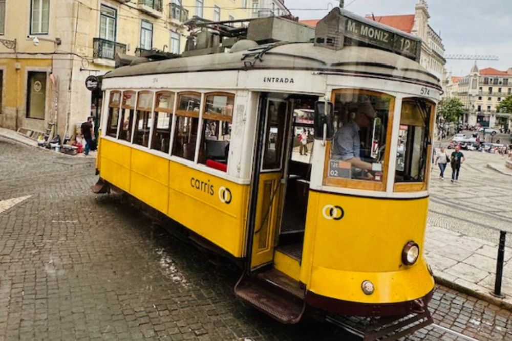 Once Upon A Tile In Lisbon - Tram