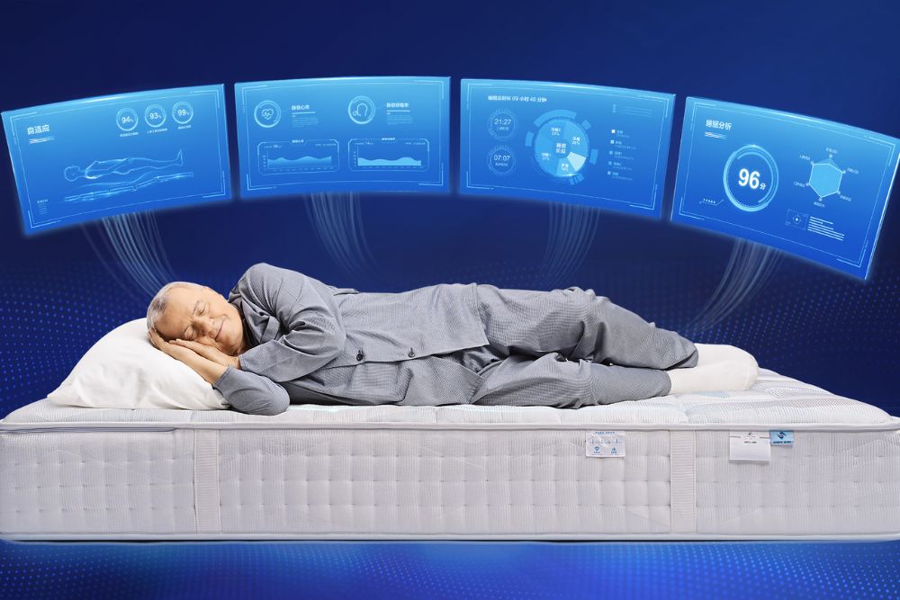 The Best Tech for Seniors from CES 2024 - DeRucci AI-powered mattress and smart pillow