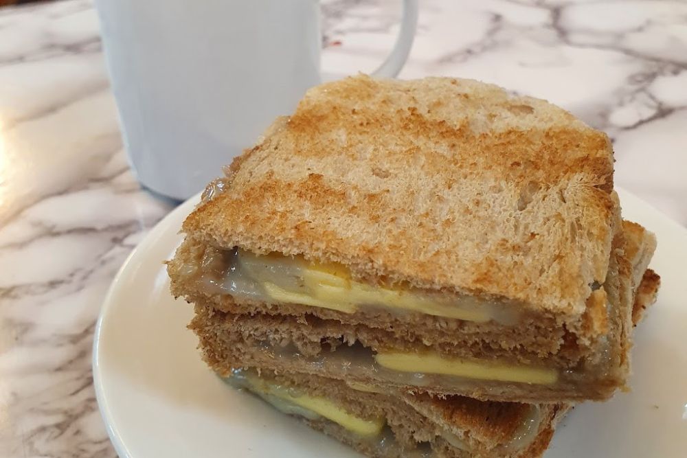 Best Kaya Toast breakfast places that aren’t Ya Kun - Bao Er Cafe Kaya Toast