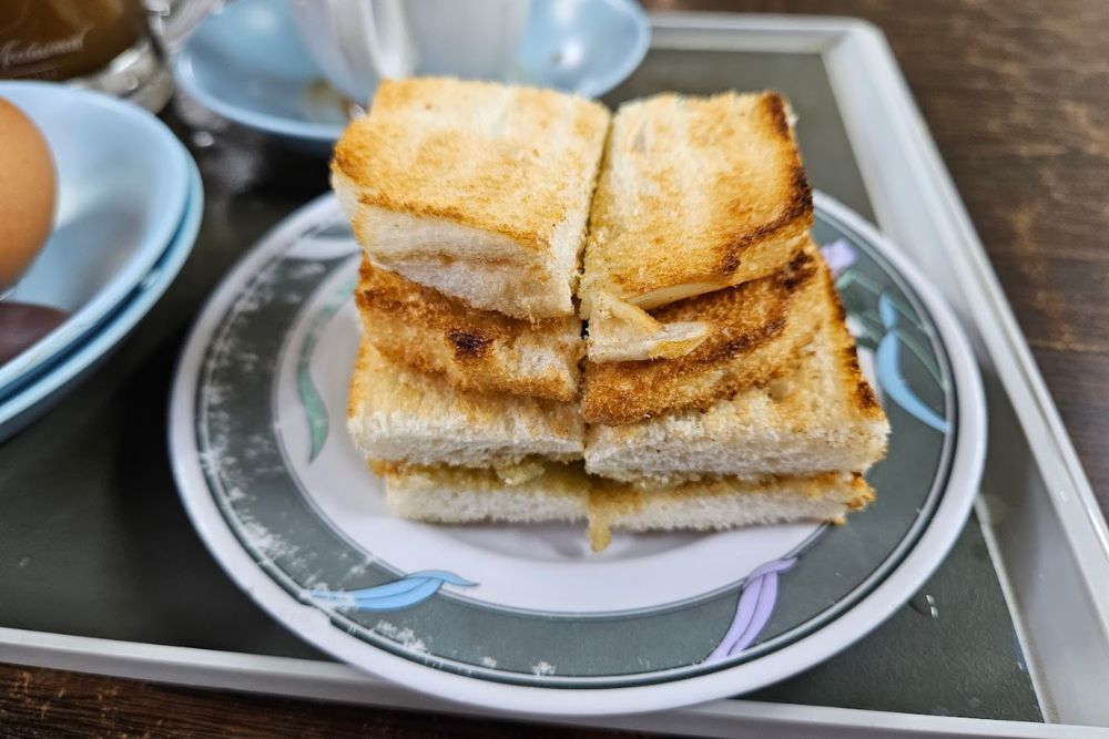 Best Kaya Toast breakfast places that aren’t Ya Kun - Tong Ah Eating House Kaya Toast