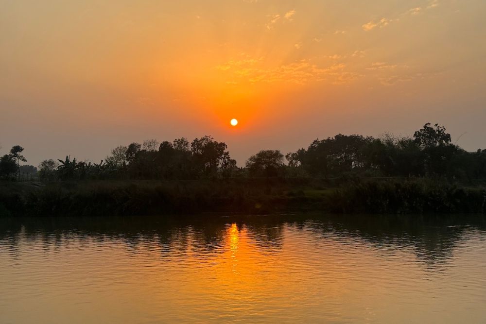 Cruising the Ganges River and Discovering India’s History - Sun view