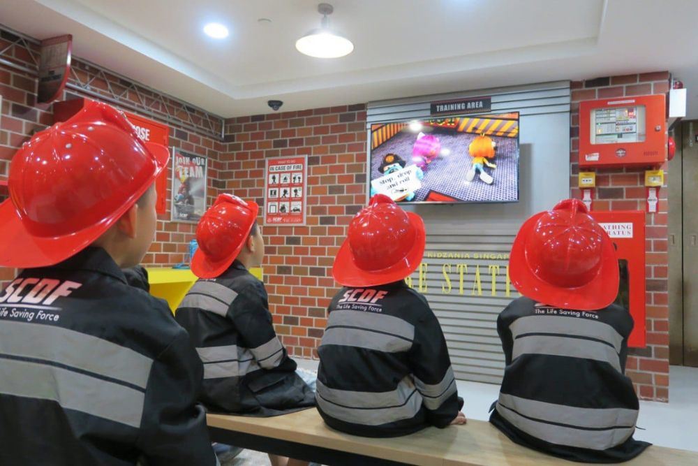 Cool Air-conditioned Places for Adventures With Your Grandkids - Sentosa - KidZania Singapore - SCDF