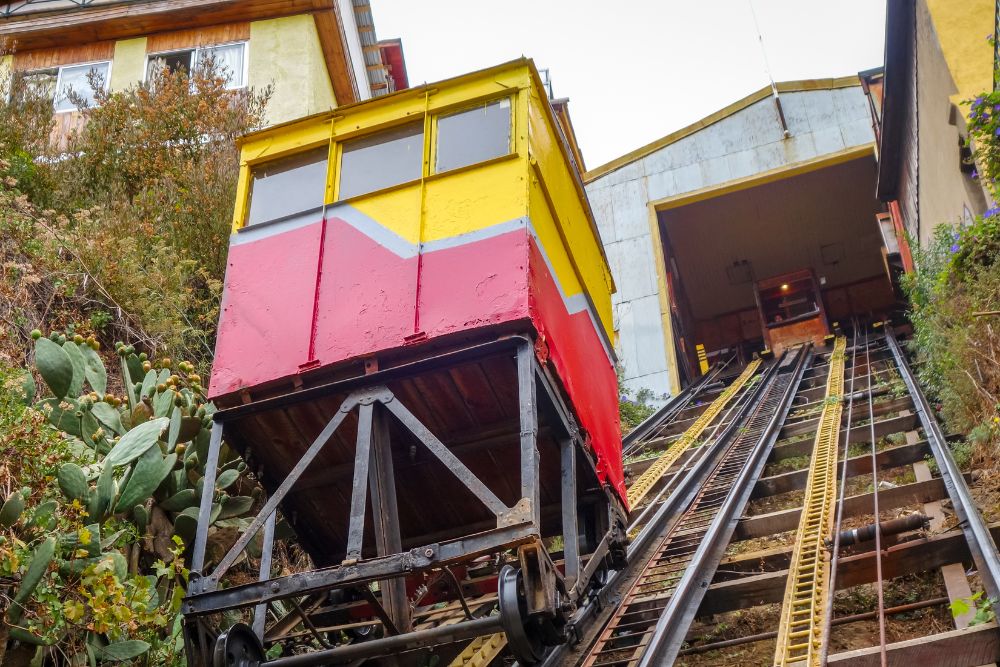 Make Your Travel Easier — Ride A Funicular For That Great View - Ascensor Reina Victoria, Chile