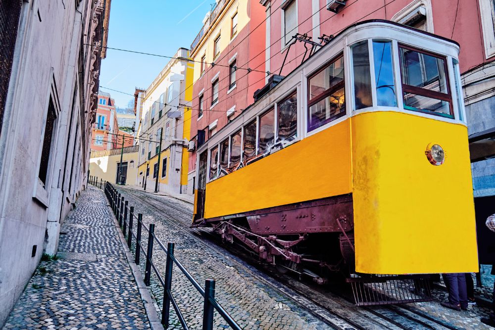 Make Your Travel Easier — Ride A Funicular For That Great View - Gloria Funicular, Portugal