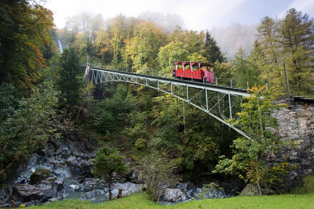 Make Your Travel Easier — Ride A Funicular For That Great View - Reichenbachfall Funicular, Switzerland