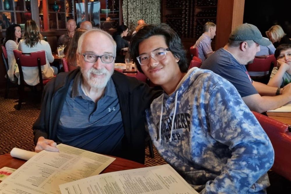 The Many Sides Of Brian Richmond – Singapore's Enduring Radio Star - Brian with Grandson Sol