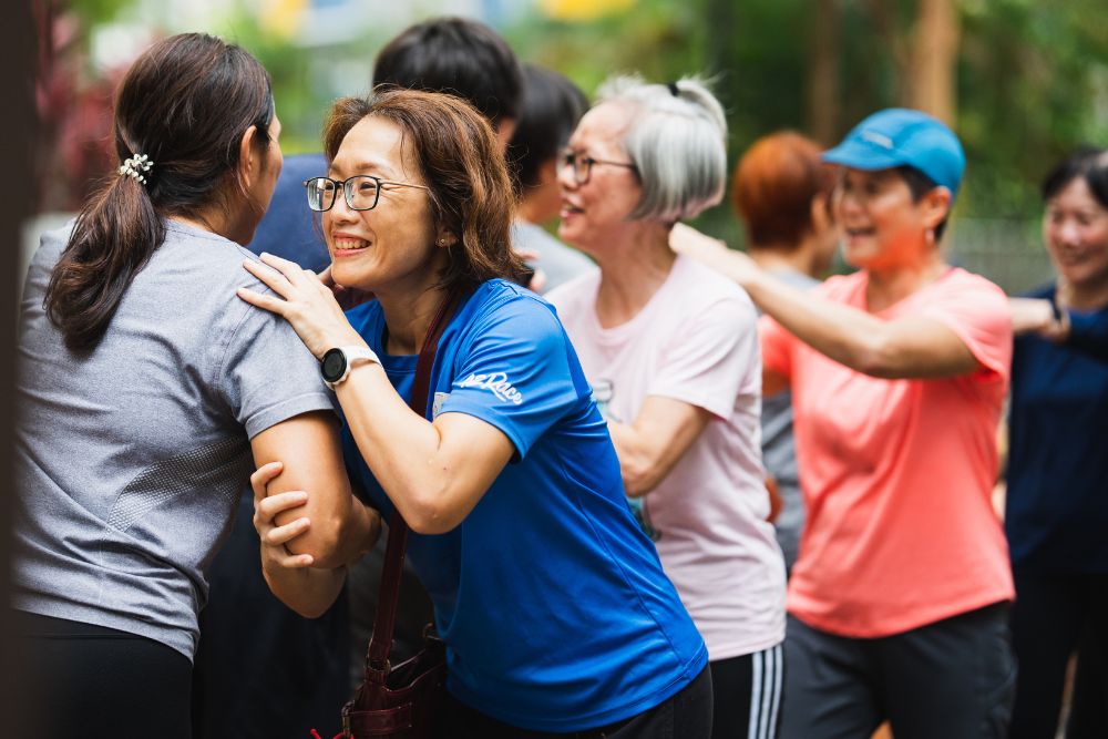 Senior Parkour: Crawling, Dashing And Leaping To New Heights Of Agility Fitness - Class ended each other hugs as well as many a heartfelt “good job” and “see you soon”.