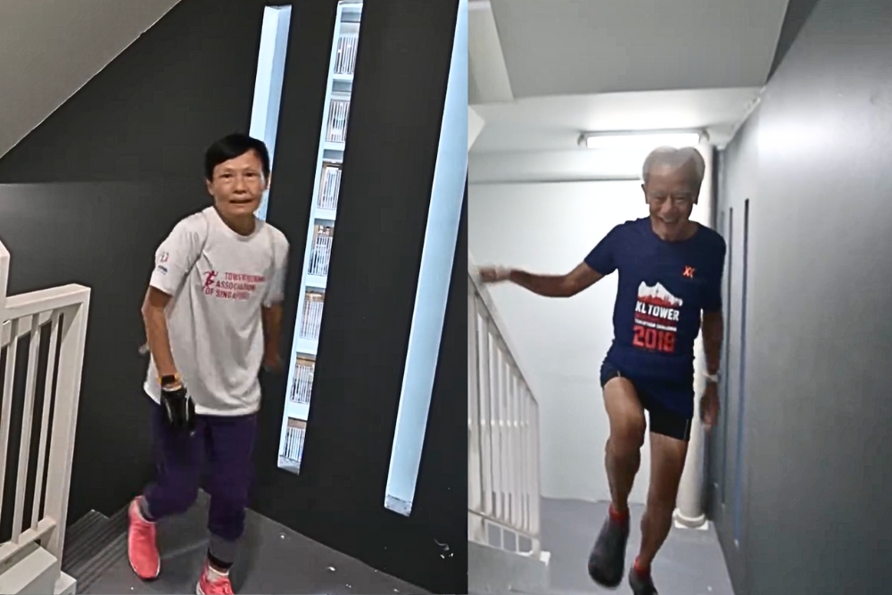 Don’t criticise fit seniors, let them run up HDB stairs for Singapore - climbing stairs