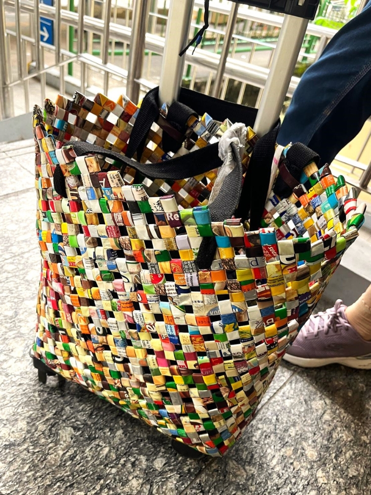 Make Upcycling A Way Of Life: Create New Uses For Old Things To Save Money And Our Planet - Trolley tote bag