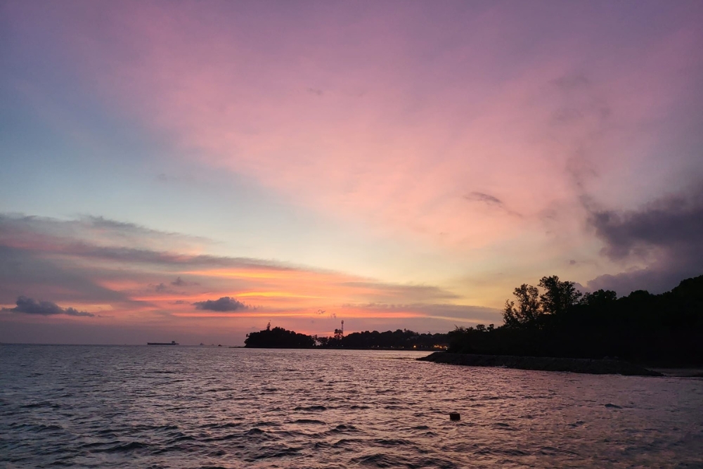 Coney Island: A Nature Respite For An Easy Hike In Punggol - Sunrise from Punggol Settlement