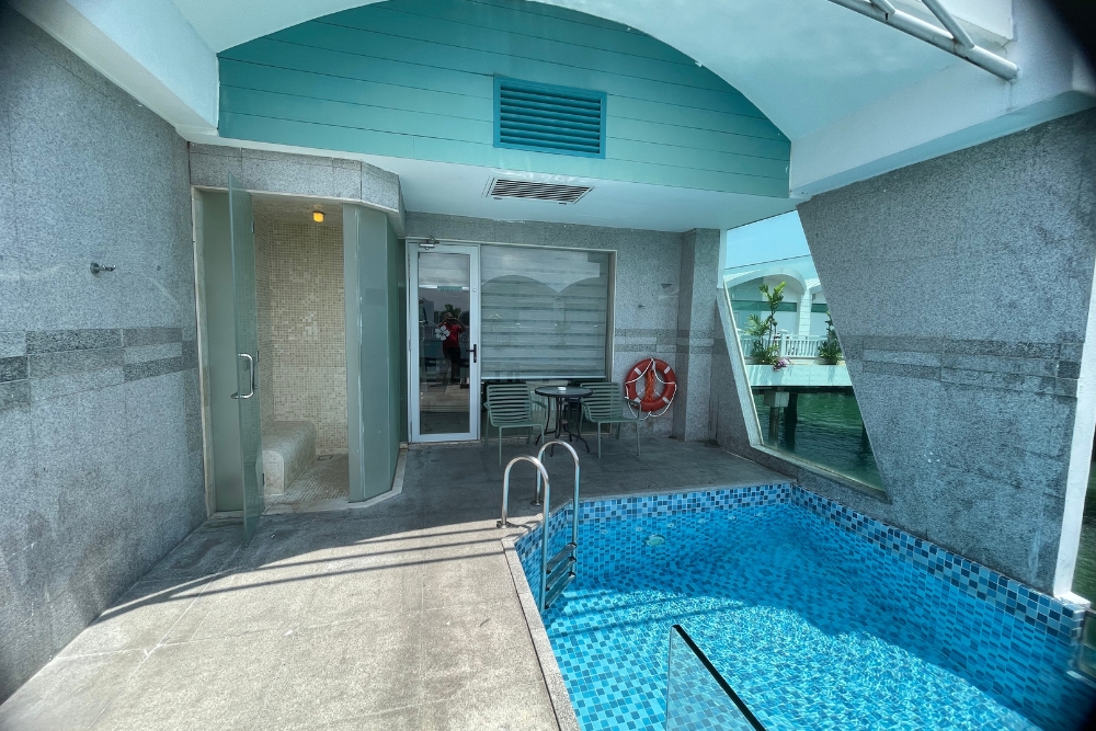 Port Dickson: A Budget Dream Beach Escape With Villas Over The Ocean, Just 4 Hours From Singapore - The bedroom of the premium pool villa. - The private pool that comes with the villa.