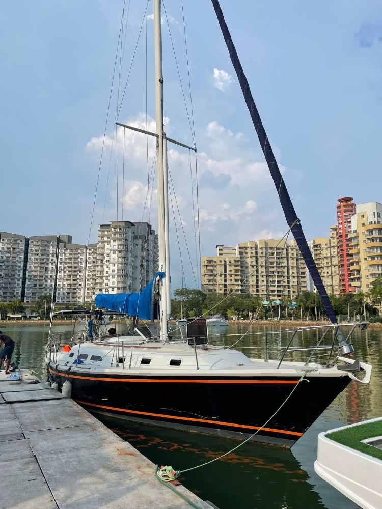 Port Dickson: A Budget Dream Beach Escape With Villas Over The Ocean, Just 4 Hours From Singapore - The schooner for the sunset cruise.