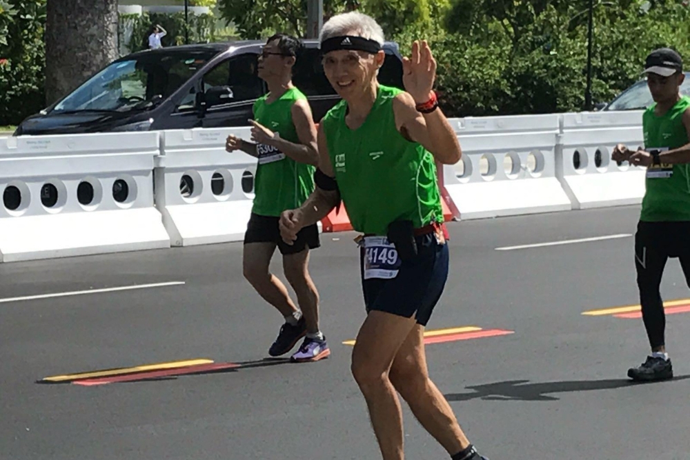 Silver Runner Vincent Chua Is Still Running Marathons Despite Battling Parkinson's At Age 72 - In it for the long run
