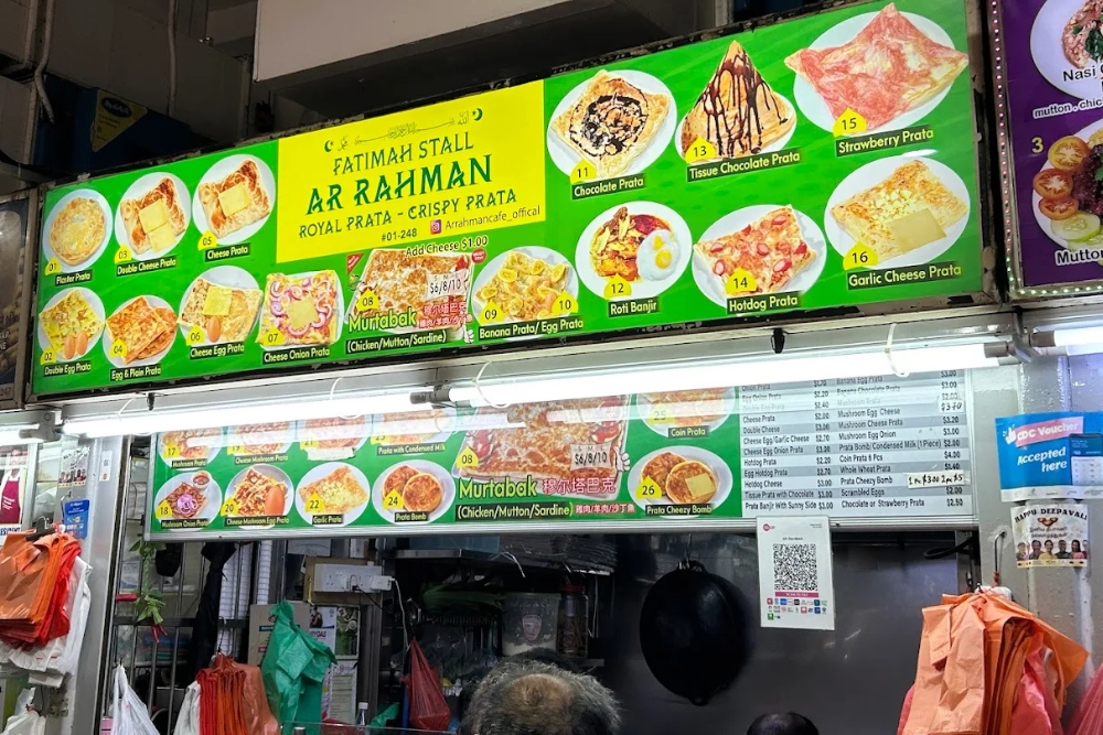 For Singapore's Ageing Hawkers, Retirement Can Be Just As Difficult As Staying Open - AR Rahman Royal Prata at Tekka Centre