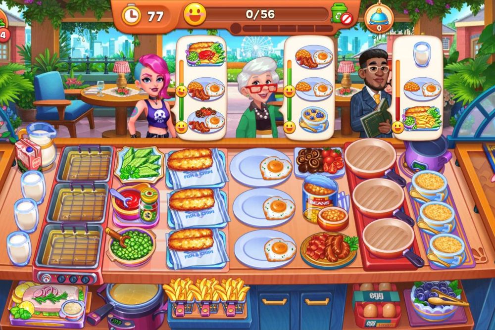 Best Mobile Games To Keep Your Brain Sharp & Fingers Nimble - Cooking Madness