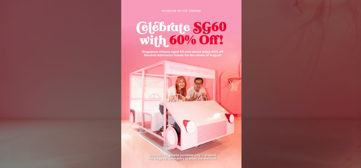 Must-Do - Museum of Ice Cream Celebrates SG60 with 60% OFF
