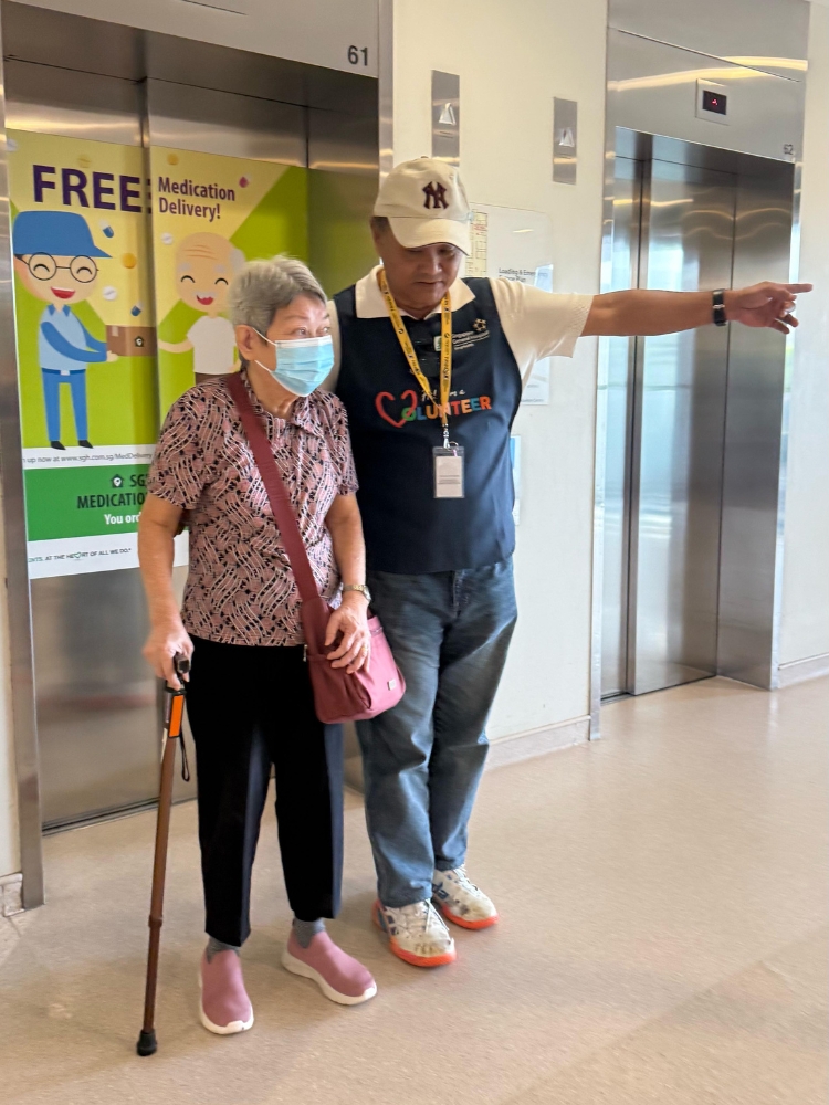 Retired And Giving Back: Silver Volunteer Dedicates 30 Hours Monthly As Medical Chaperone At SGH - Madam Ang