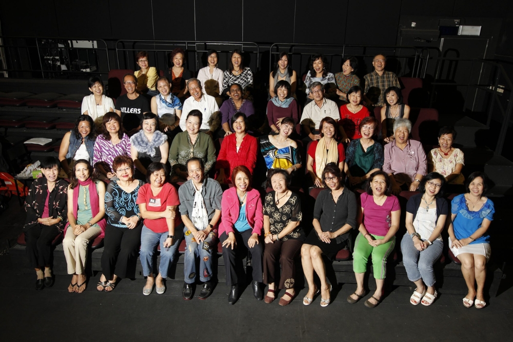 Ageless Theatre: The Senior-Only Drama Troupe Pursuing Their Passion For Acting - The graduating class of the Theatre for Seniors (TFS) programme.
