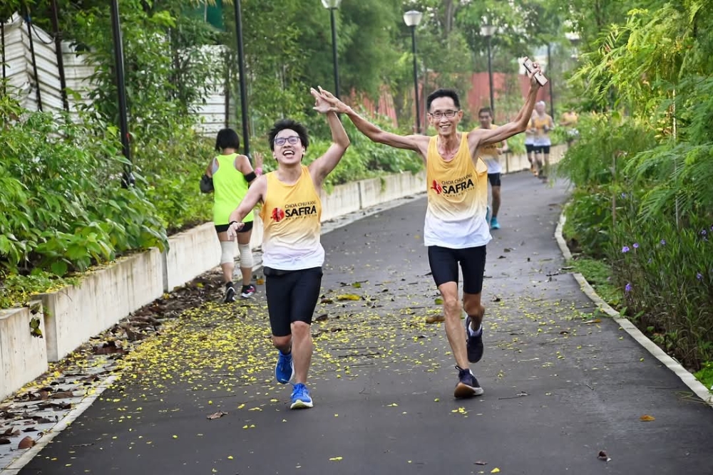 Cancer Survivor Completes 10km Charity Run Just 3 Months After Operation - SAFRA Choa Chu Kang Running Club
