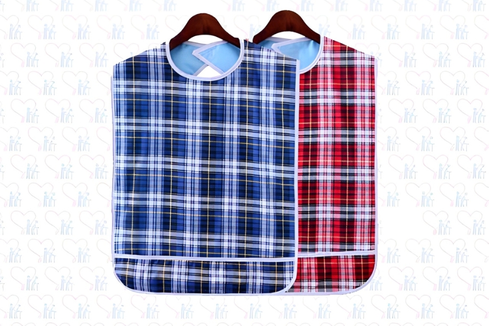 Daily Living Aids 101: How Do They Make Everyday Life Easier? - SeniorCare - Waterproof Adult Bibs – Washable and Reusable
