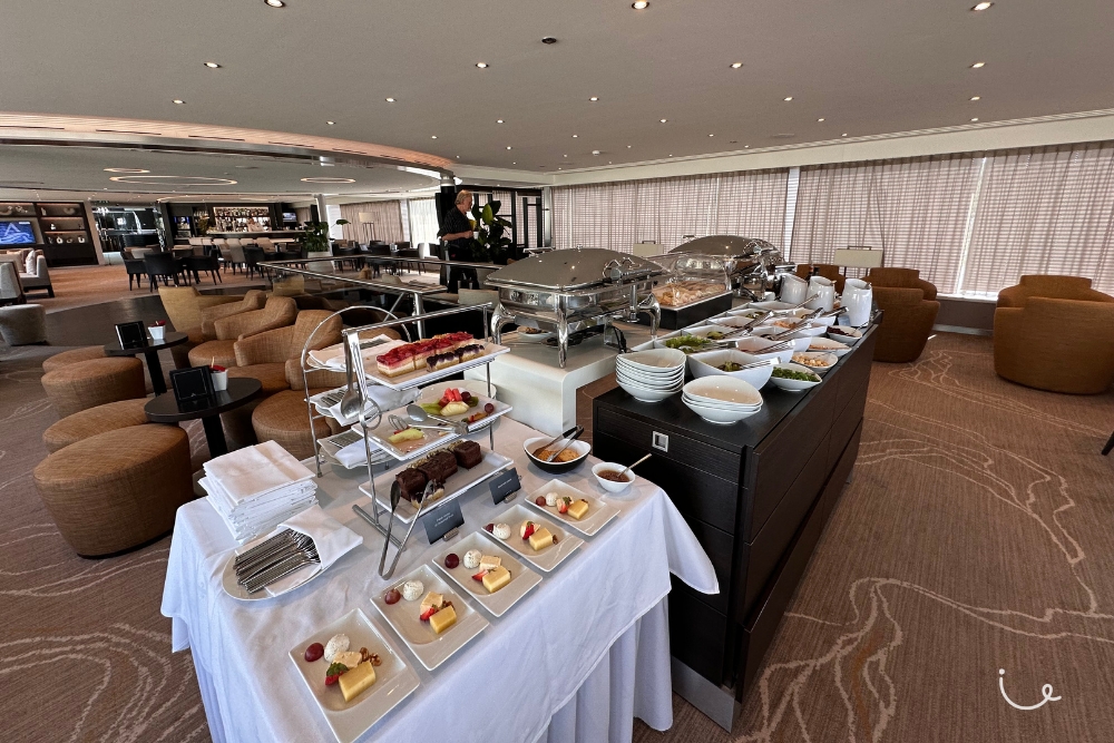Cruising Down the Danube: Exploring Eastern Europe Through A River Cruise - Light lunch at the lounge.