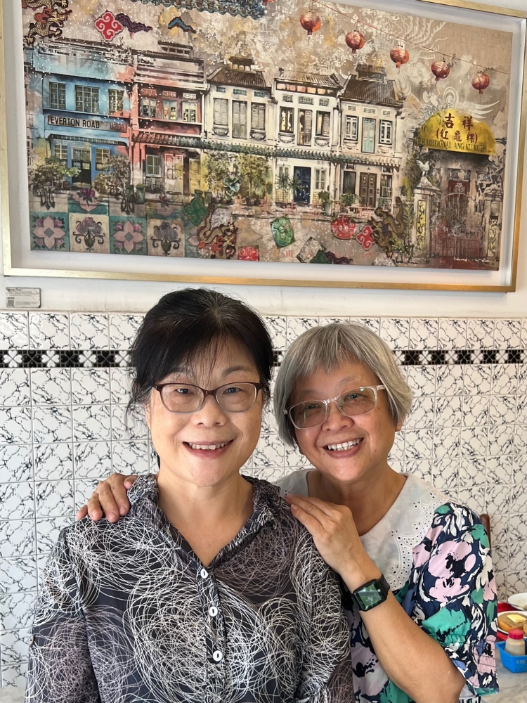 Stroke Survivor Rediscovers Joy and Purpose Through Art Thanks To Fellow Senior - Prisca Liang (L) and Tay Chiew Geok (R)