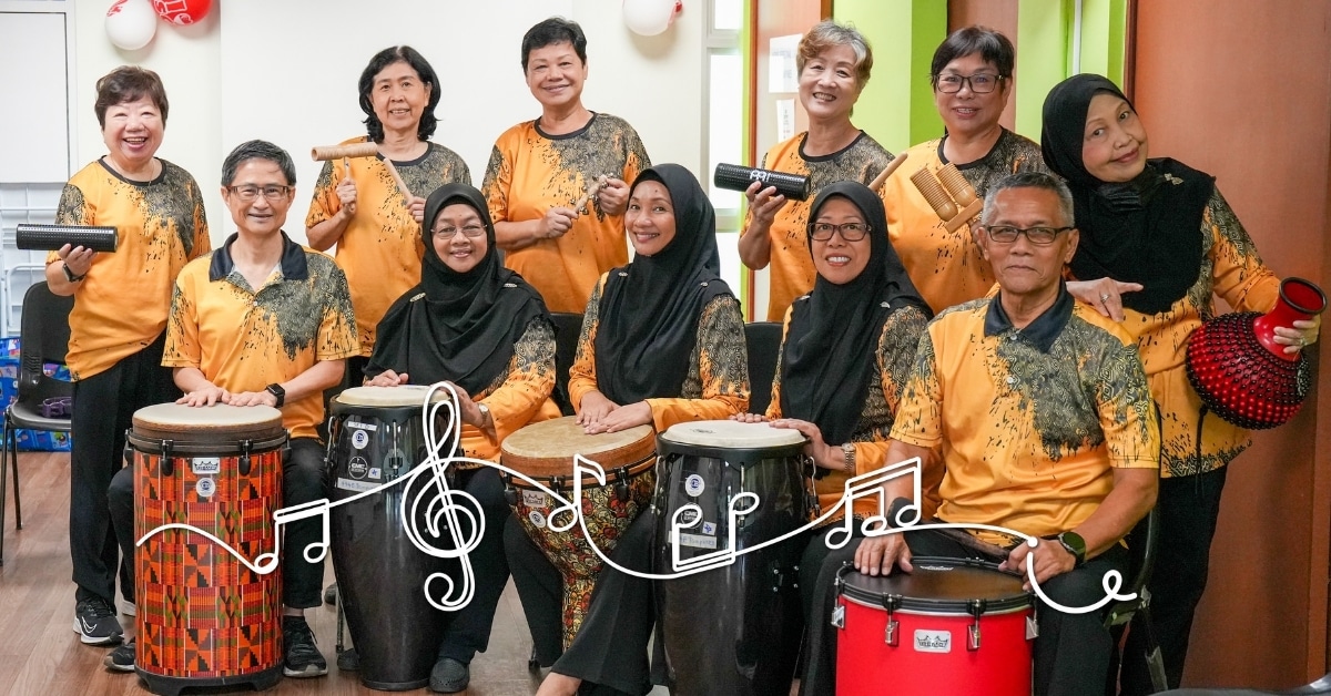 Never Too Old To Drum: The Tampines Seniors Keeping Mind And Body Active