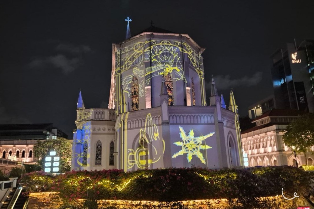 Singapore Night Festival 2025: Best Highlights And Installations To Explore While Clocking Your Daily Steps - CHIJMES Projection mapping light shows