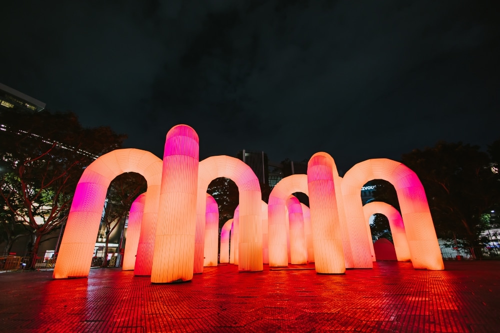 Singapore Night Festival 2025: Best Highlights And Installations To Explore While Clocking Your Daily Steps - HeritageSG - Sky Castle by ENESS