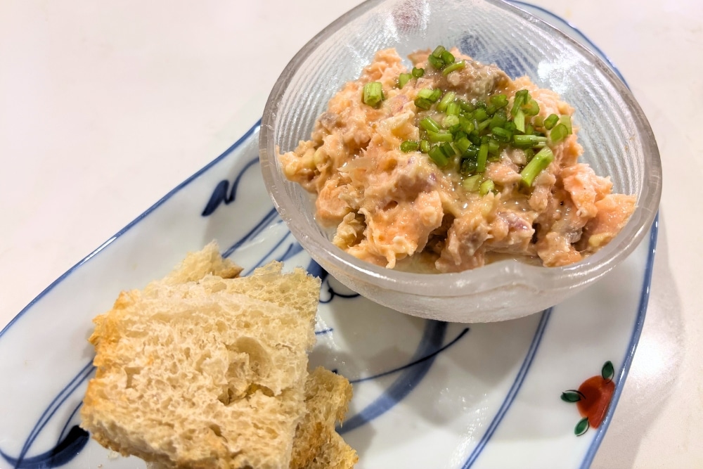 Leftover Recipes: How To Turn Yesterday's Meals Into Delicious New Dishes - Salmon rillette served with a side of bread