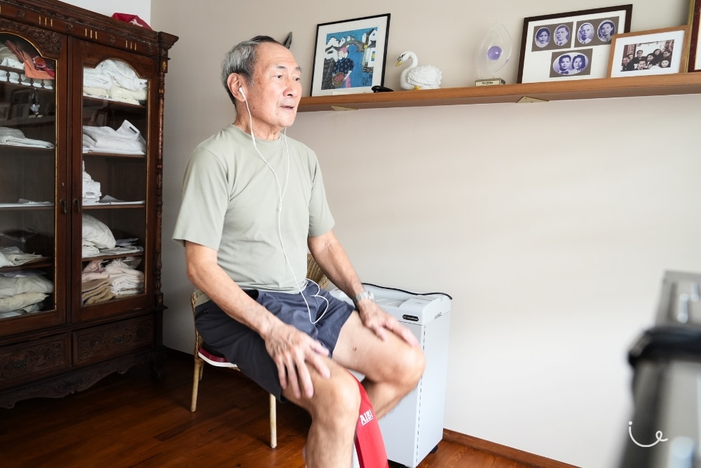 On Growing Old: What They Don't Always Tell You About Getting Older - Writer Sylvia Tan’s husband, Lim Kay Tong, exercises regularly
