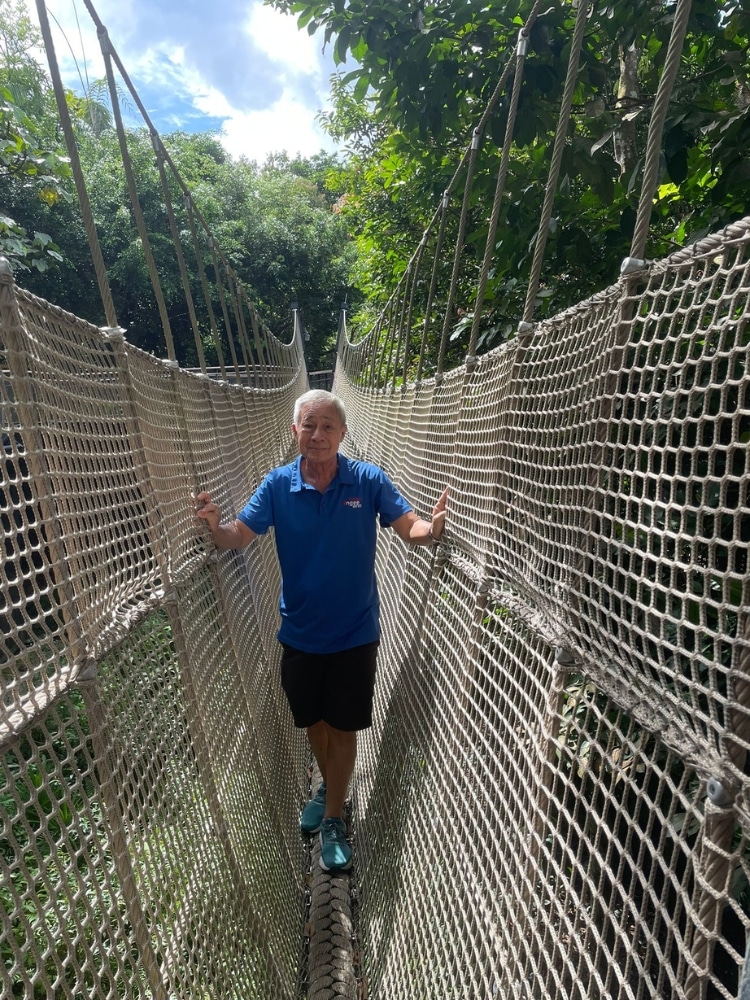 Rainforest Wild Asia: Senior-friendly Walks, Adventurous Treks, And Animal Spotting - Net crossing